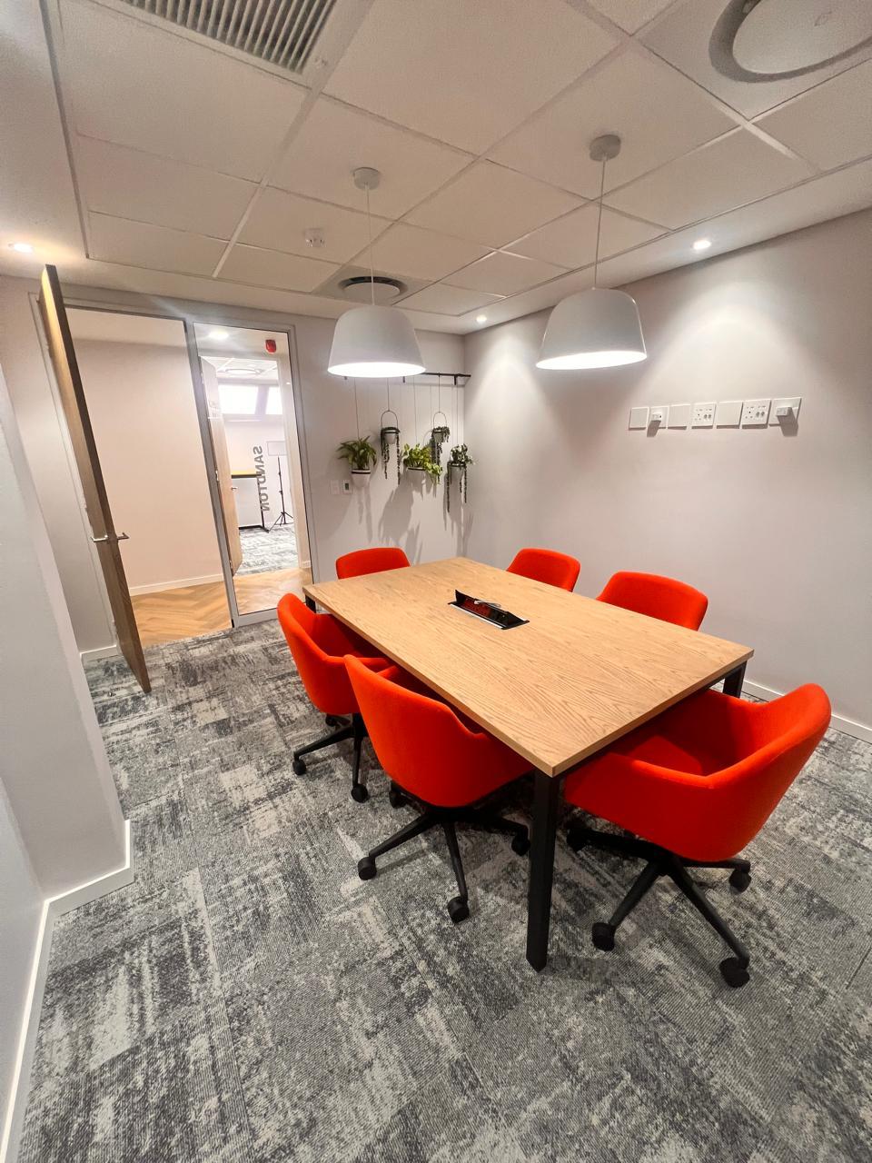Commercial fitout meeting room