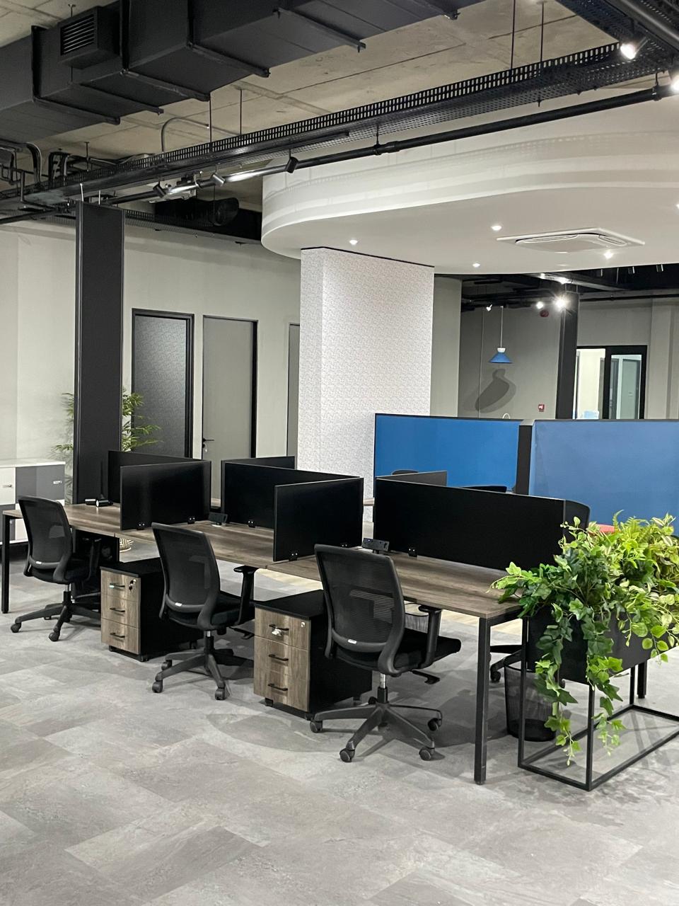 Commercial fitout open plan