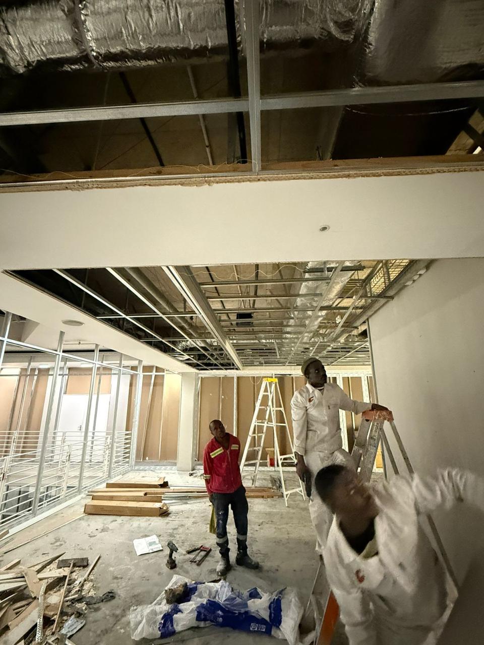 WIP ceiling framing