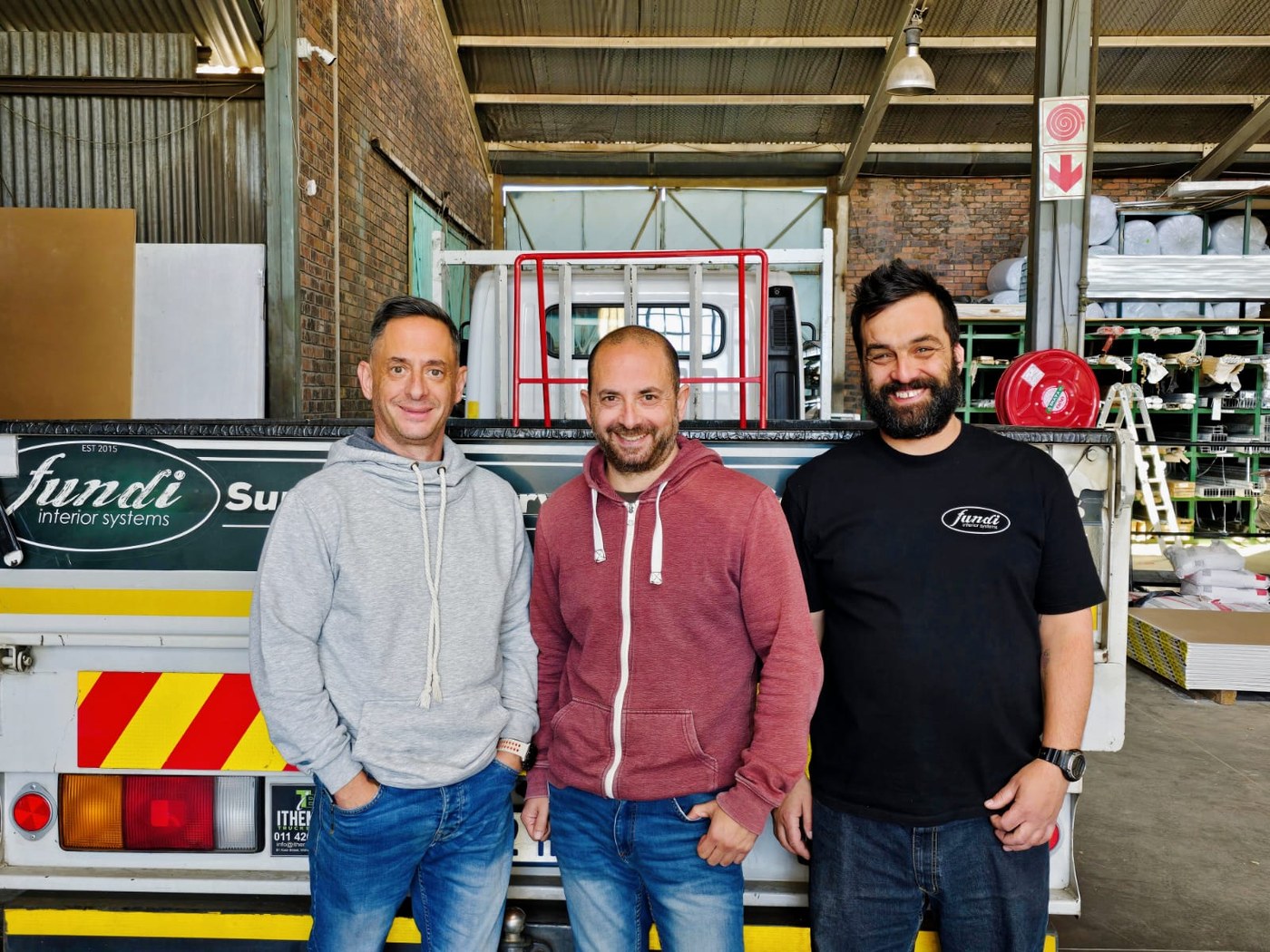 The Fundi Sales and Operations Team — George, Harry and Tyrone