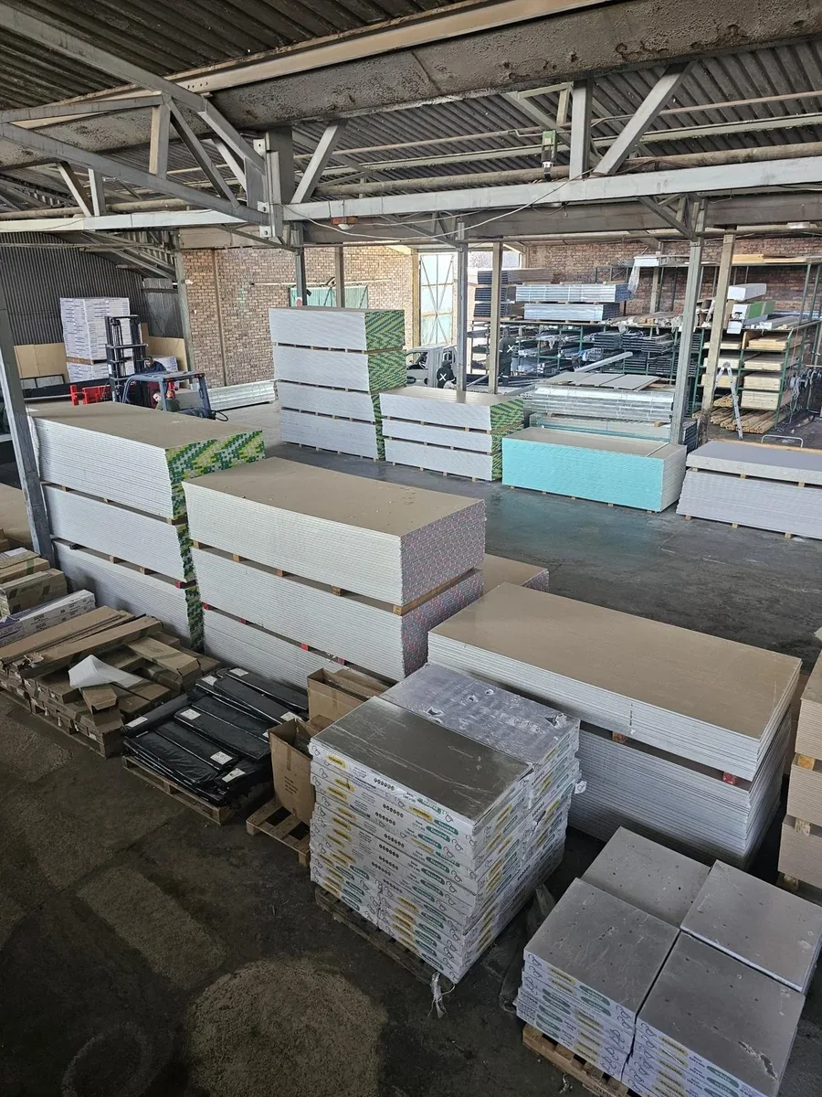 Gypsum boards in stock