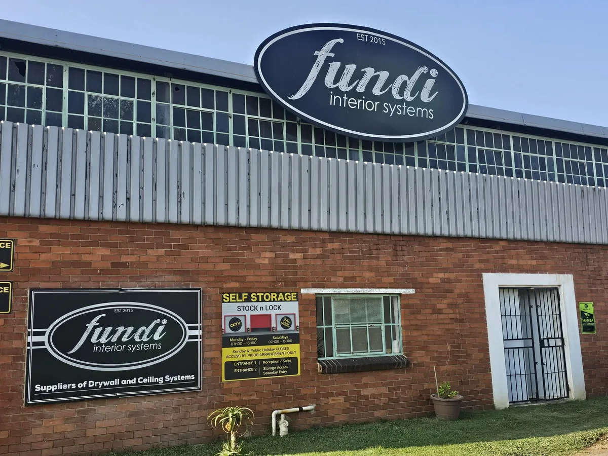 Fundi Interior Systems warehouse — drywall supplier serving Edenvale