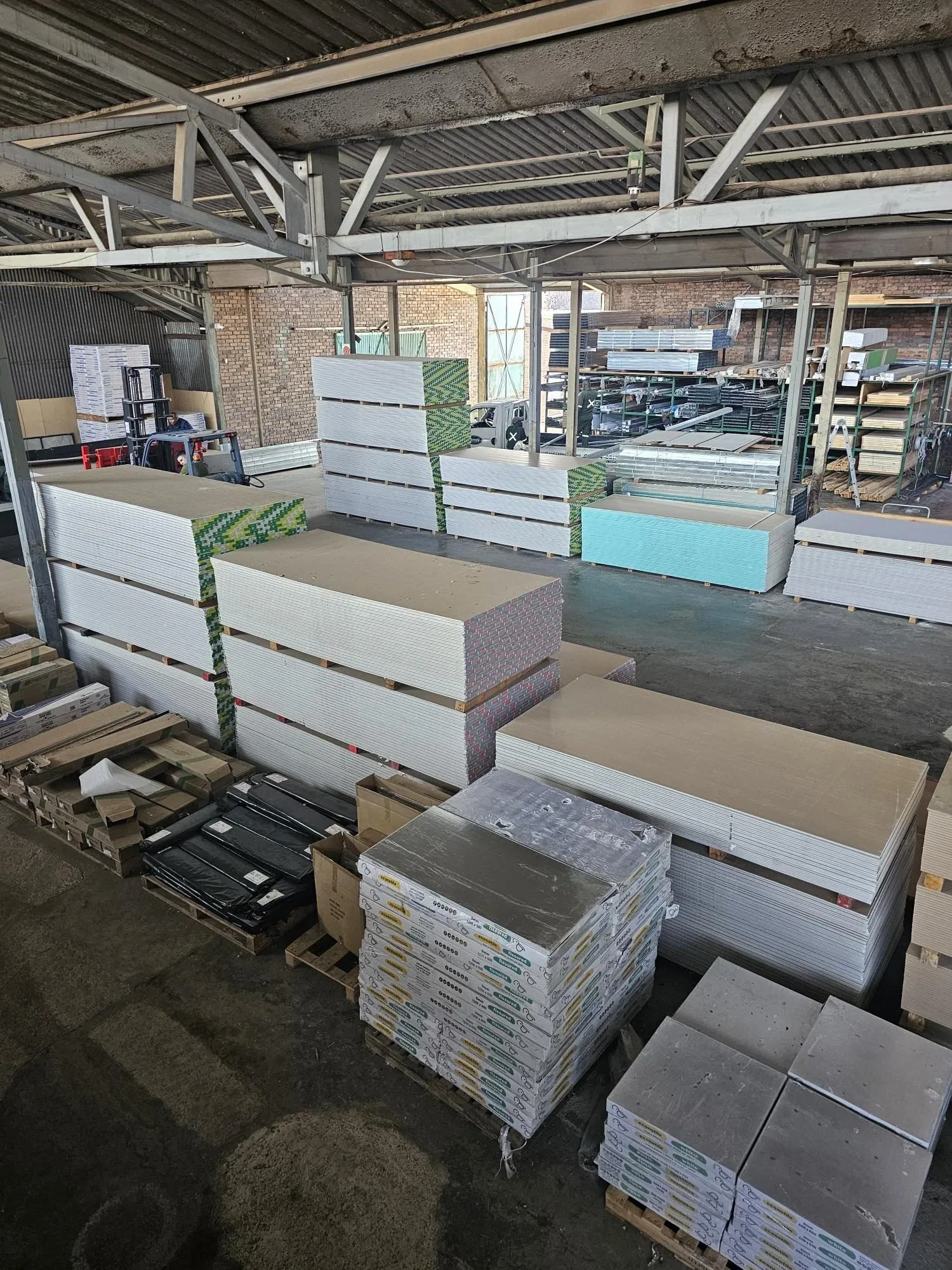 Fundi Interior Systems warehouse — drywall and ceiling supplier Edenvale Gauteng